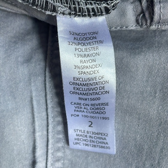 Democracy Ab Solution Grey Ankle Pants - Picture 8 of 8